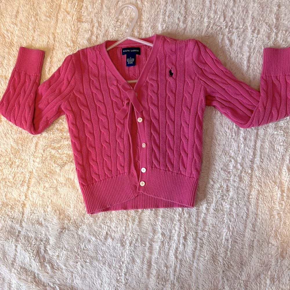 Ralph Lauren knit button down sweater